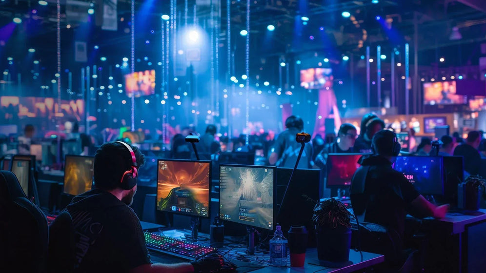 FRE nicotine Pouches at a gaming industry event