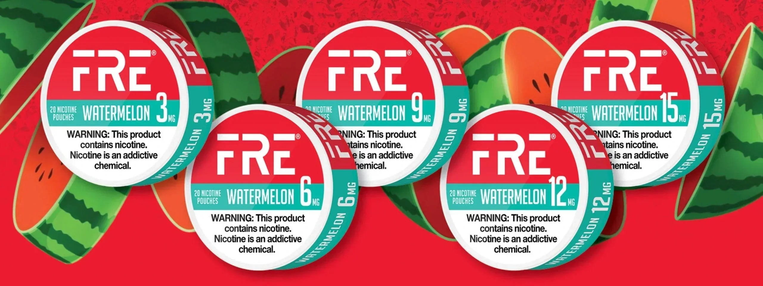 FRE’s Watermelon Nicotine Pouches: Sweet, Juicy, and Zero-Tobacco
