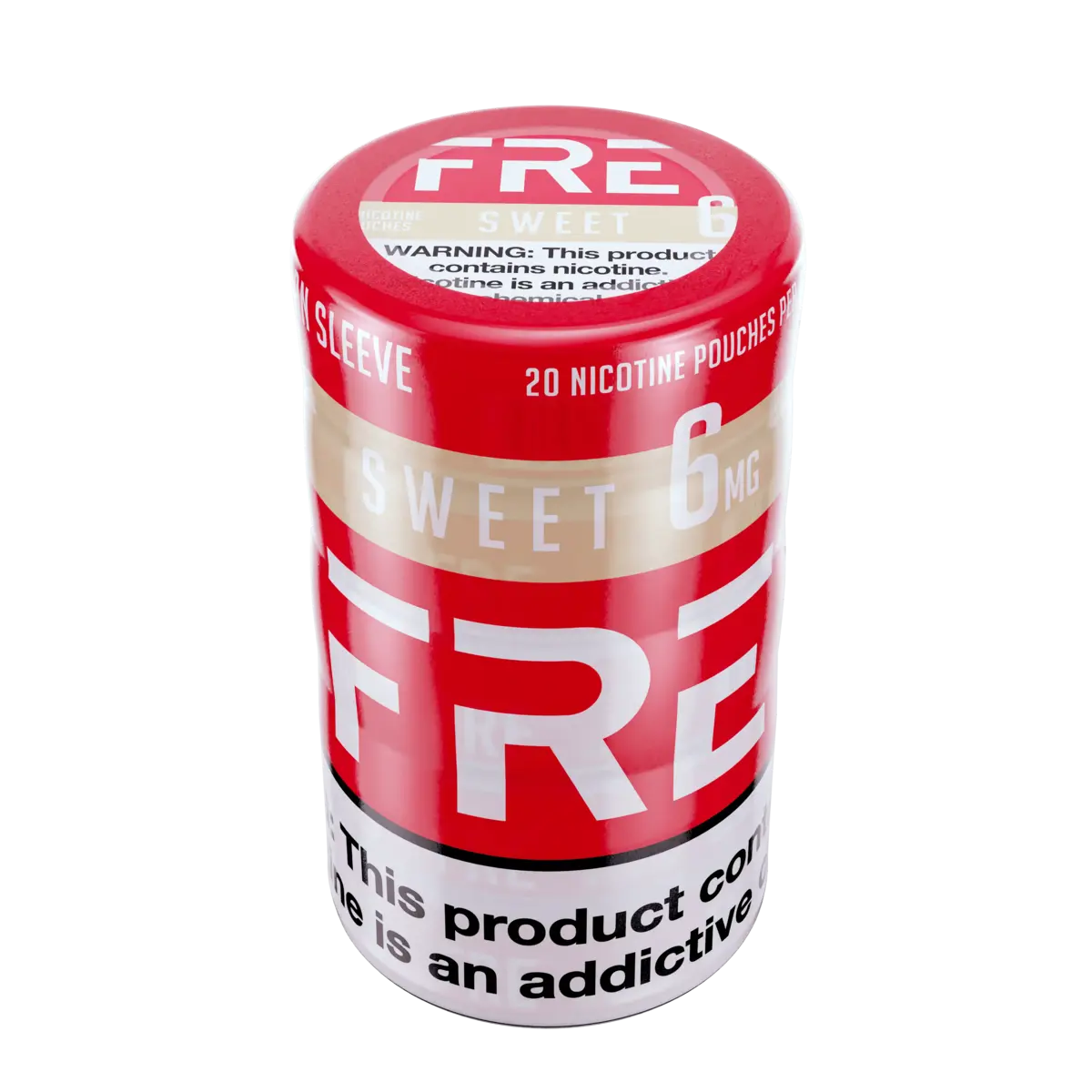 Sleeve of 6mg FRE Sweet Nicotine Pouches