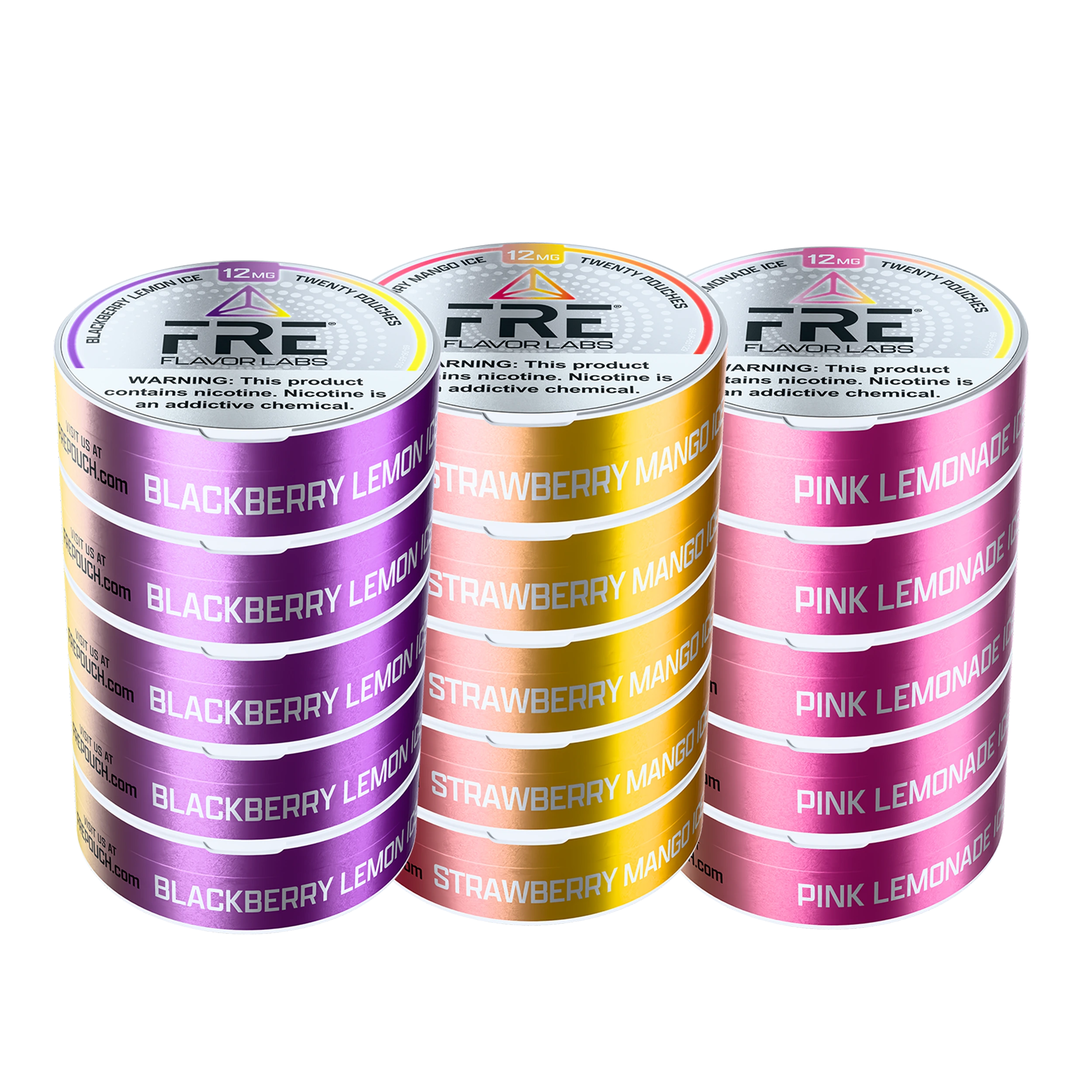 FRE Labs Mixer Bundle 12mg (5-Can Rolls)
