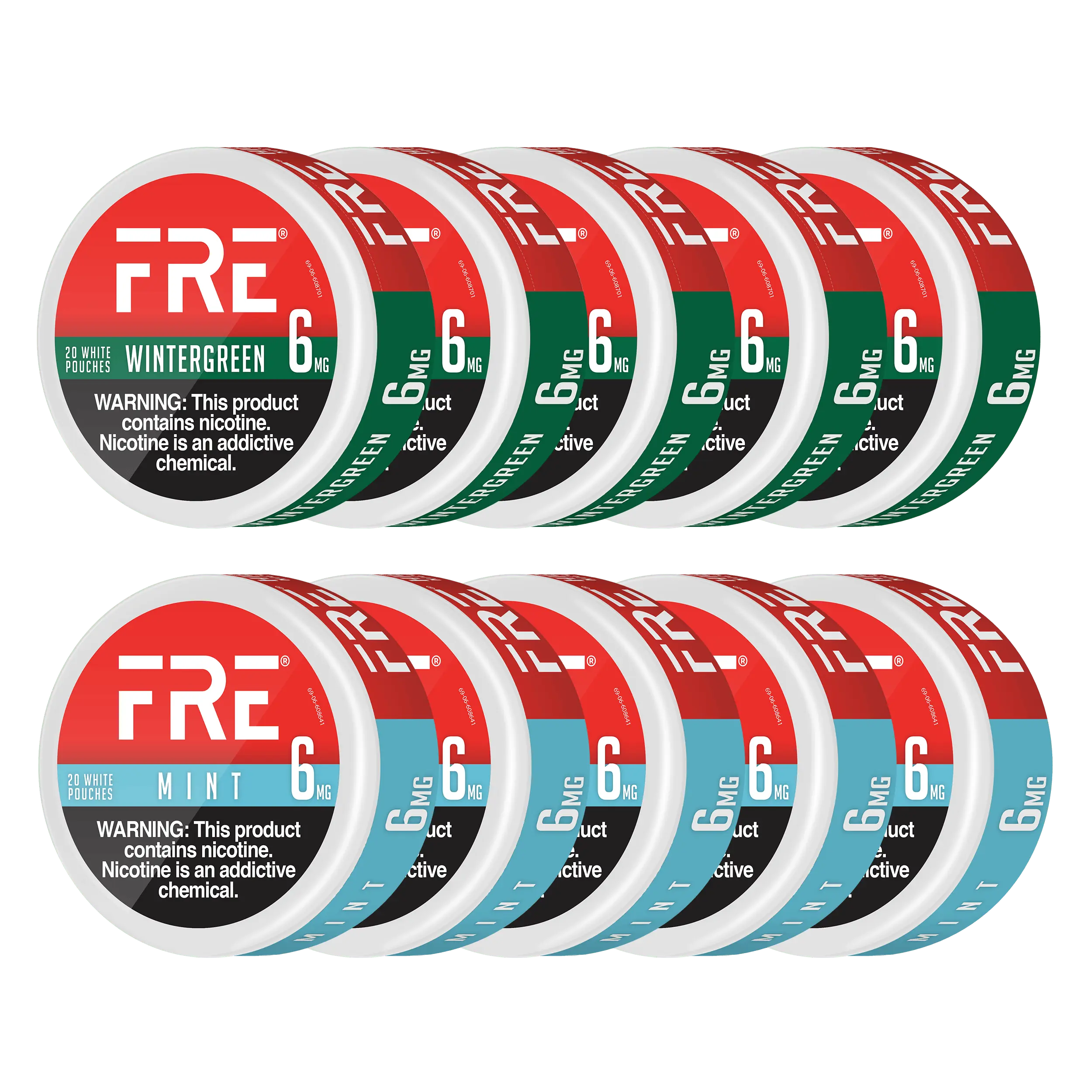 Mint Mixer Bundle 6mg (10 Cans)