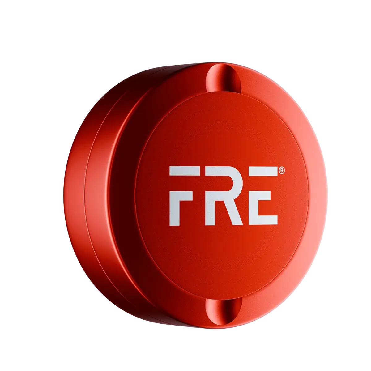 premium red FRE tin with twist-lock lid, metallic finish, and bold silver FRE logo centered on top