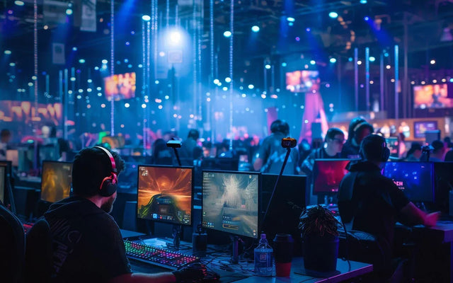FRE nicotine Pouches at a gaming industry event
