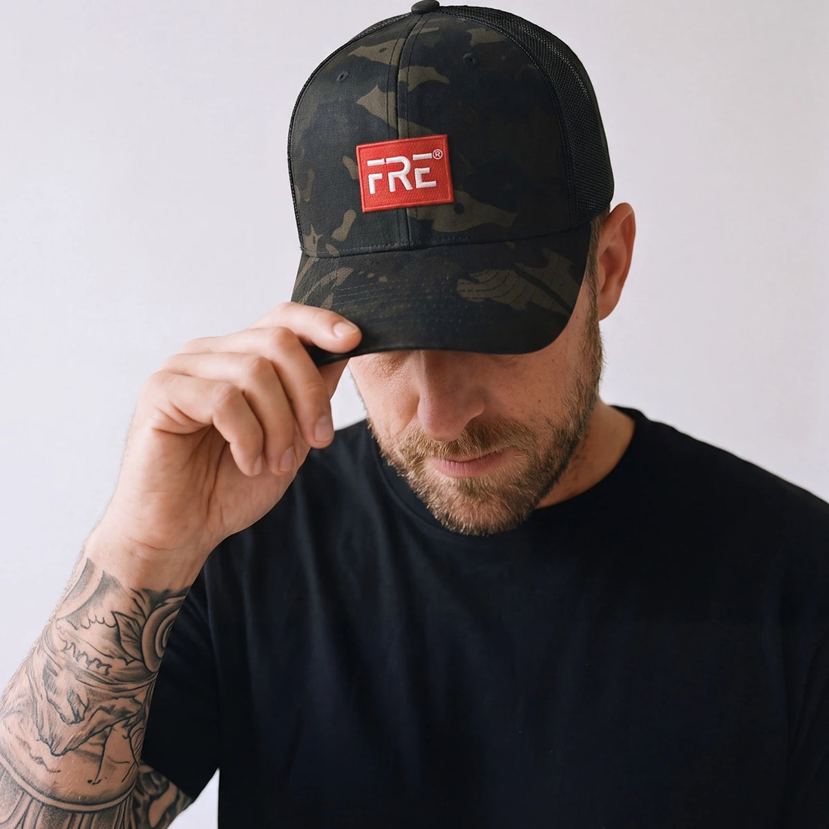Dark Camo Trucker Hat