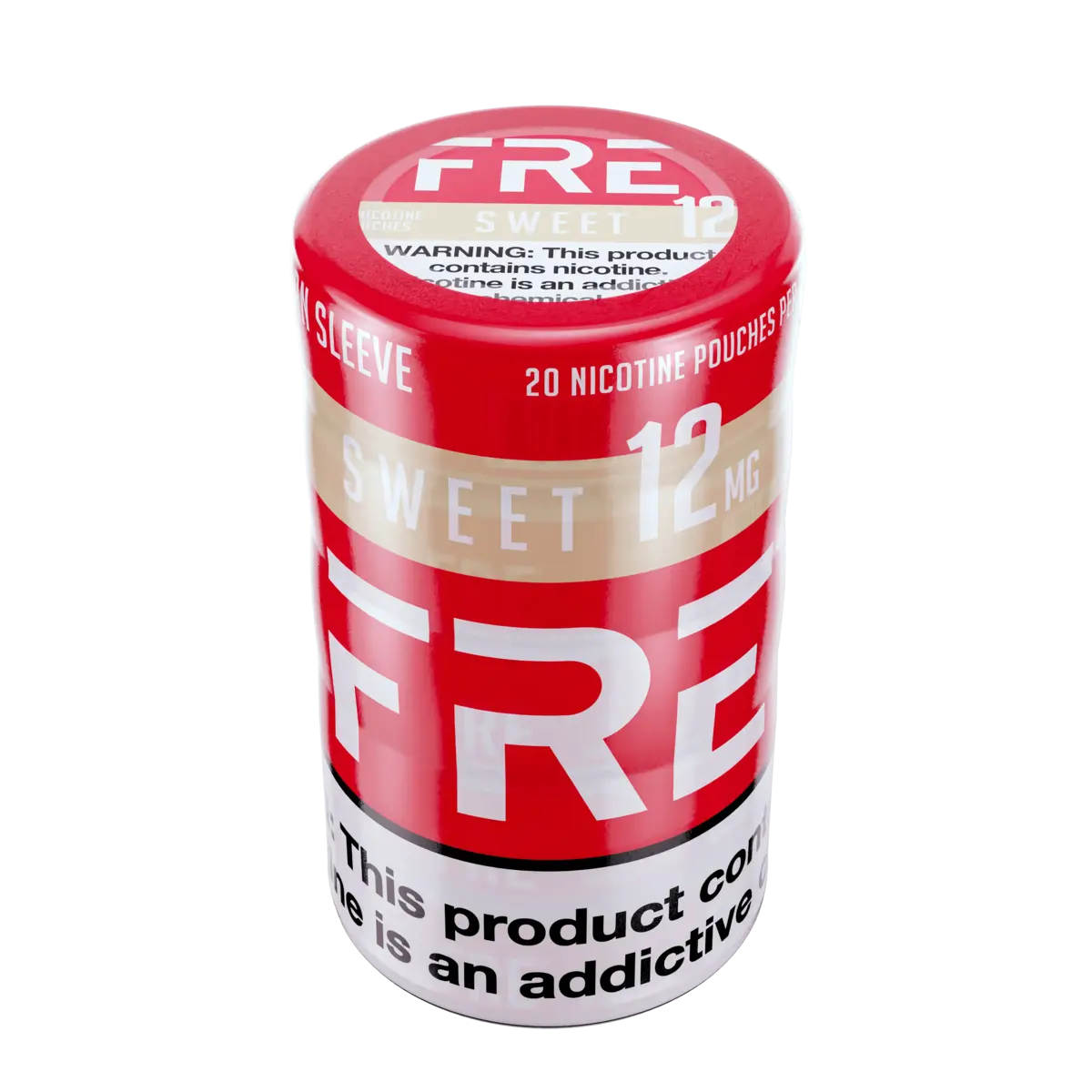 Sleeve of 12mg FRE Sweet Nicotine Pouches