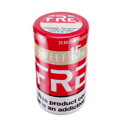Sleeve of 15mg FRE Sweet Nicotine Pouches