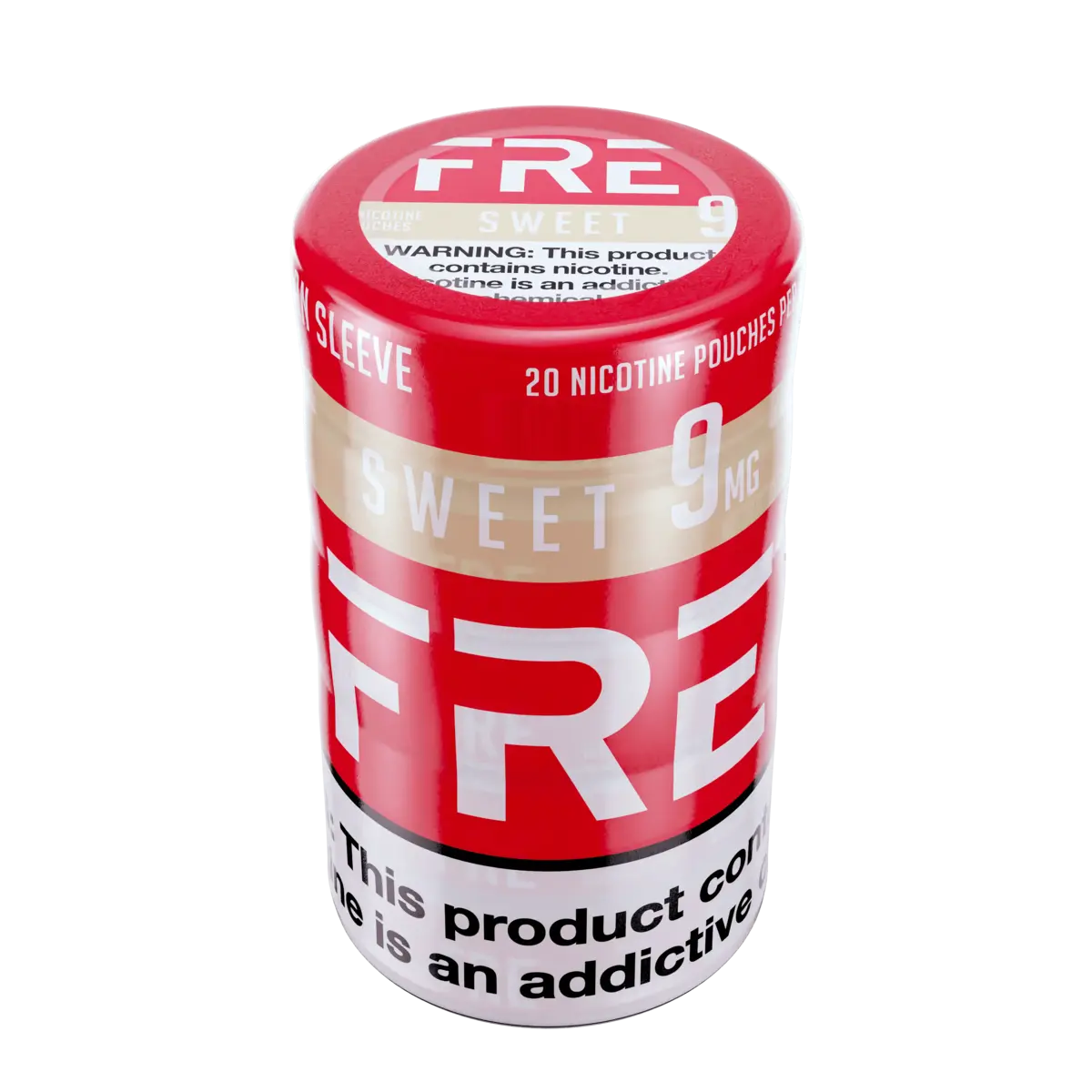 Sleeve of 9mg FRE Sweet Nicotine Pouches