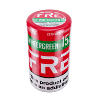 Sleeve of 15mg FRE Wintergreen Nicotine Pouches