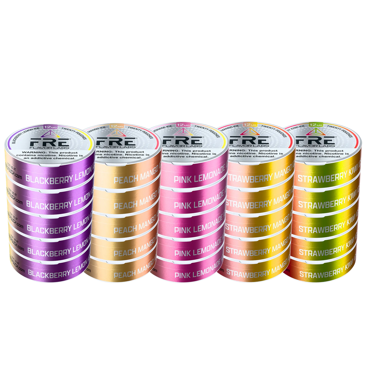FRE Labs Taster Bundle 12mg (5-Can Rolls)