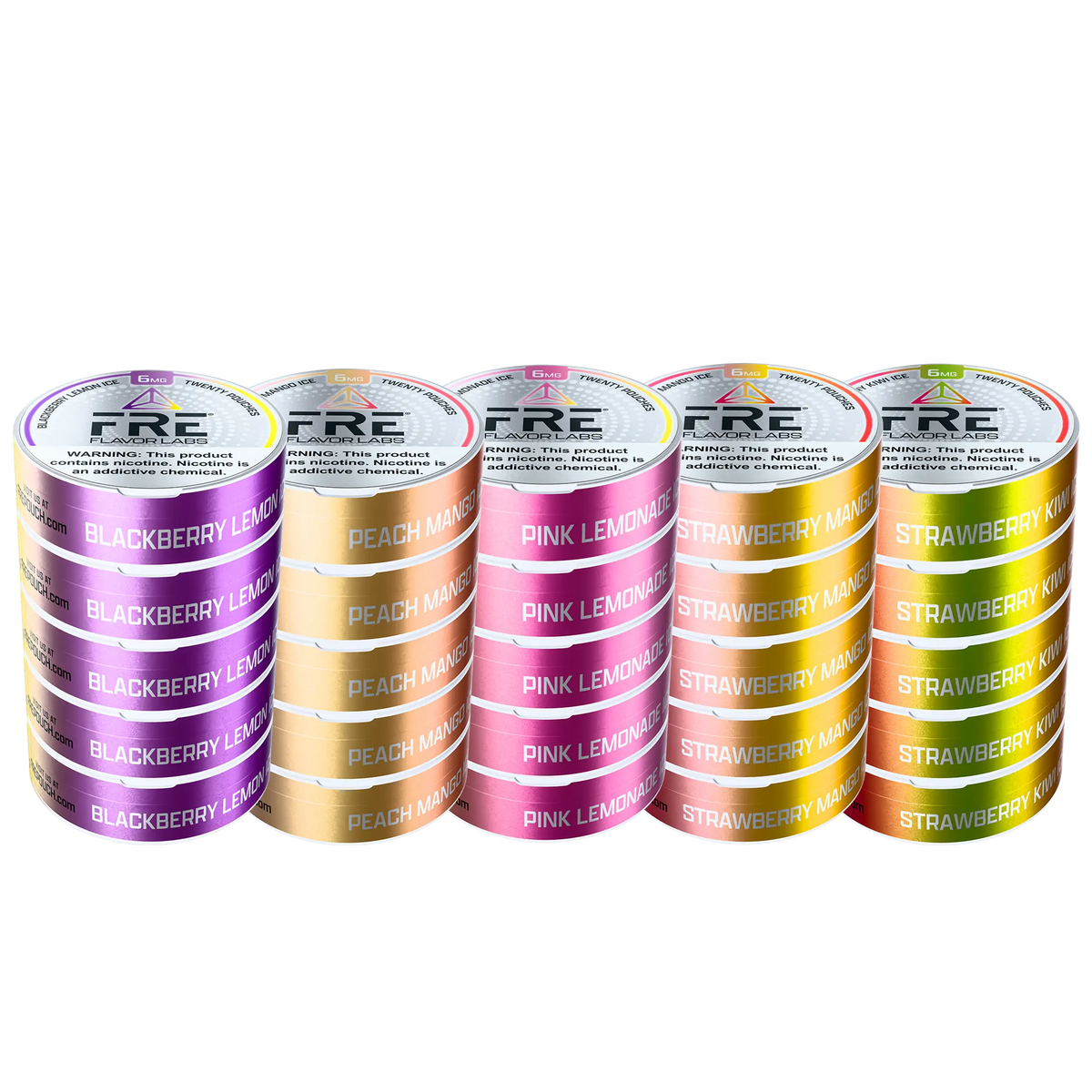 FRE Labs Taster Bundle 6mg (5-Can Rolls)