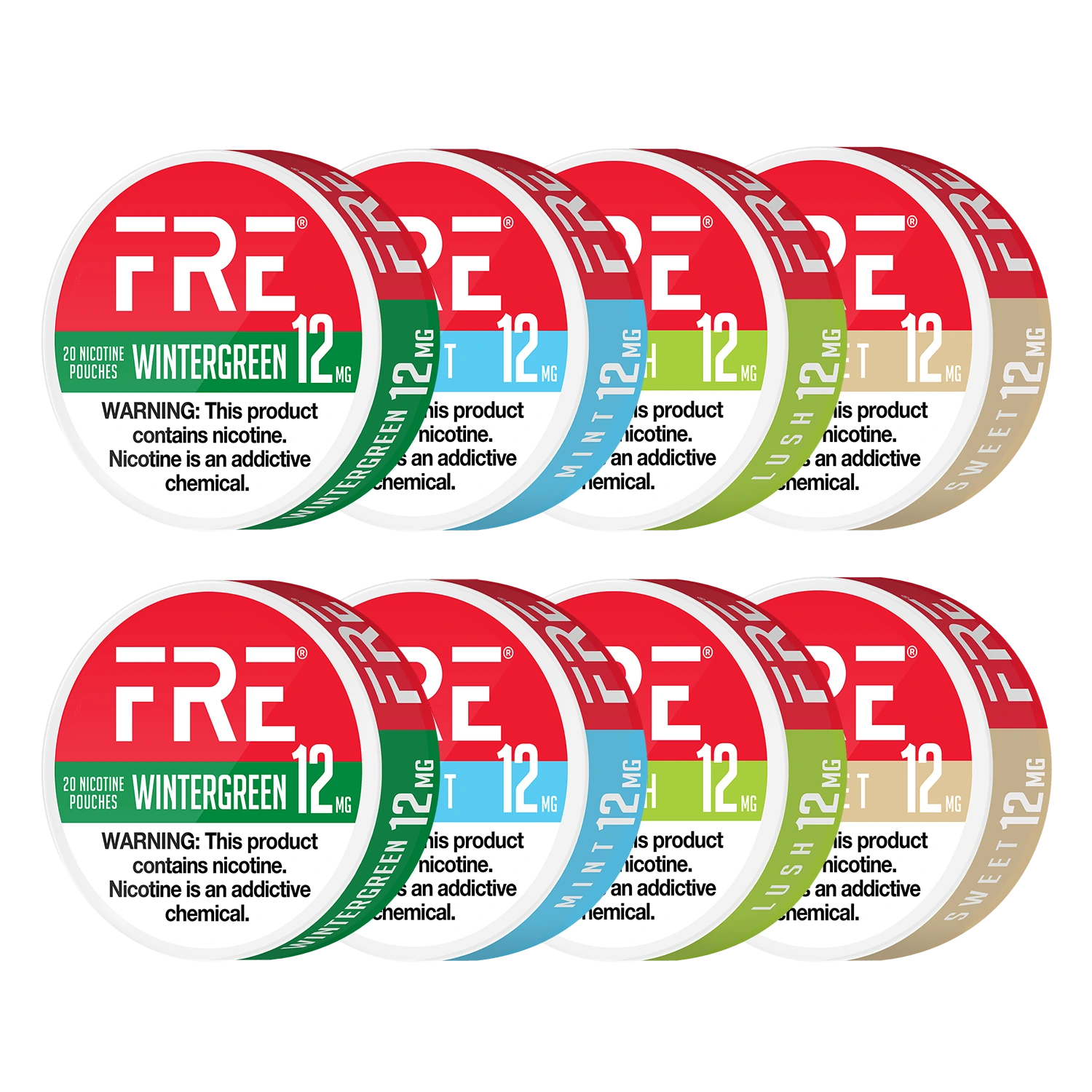 Variety Bundle - 12mg (8 Cans)