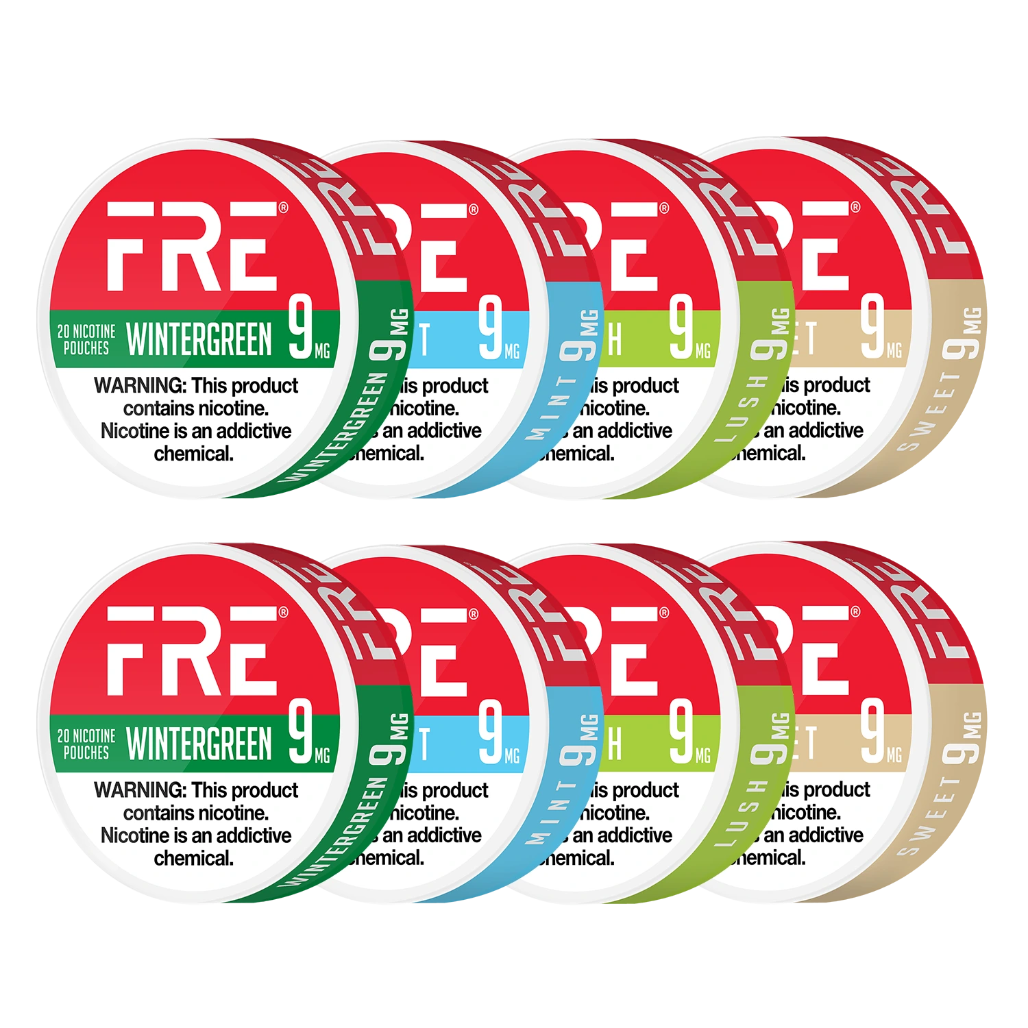 Variety Bundle - 9mg (8 Cans)