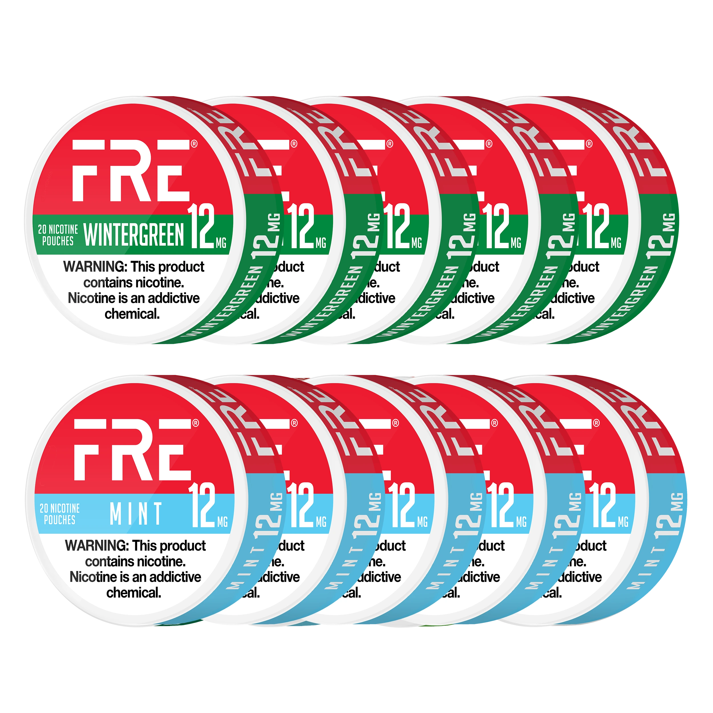 Mint Mixer Bundle - 12mg (10 Cans)