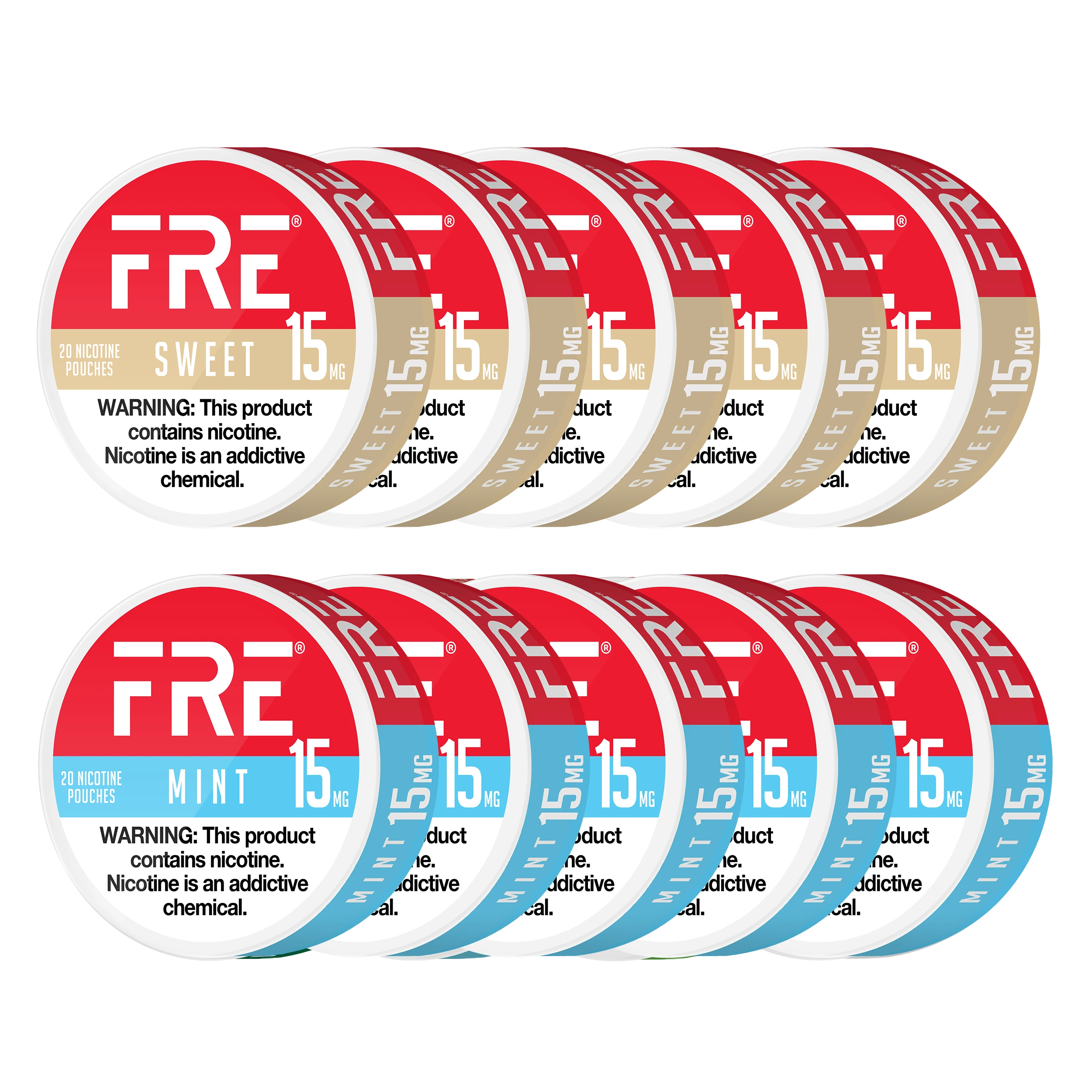 Sweet & Mint Bundle - 15mg (10 Cans)
